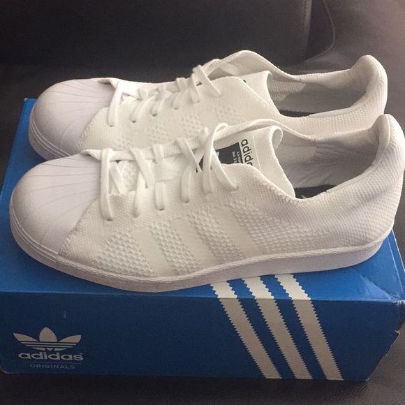 adidas gazelle silver green womens Adidas Prada X Superstar White Sneaker Shoes (Size 40) main image 1